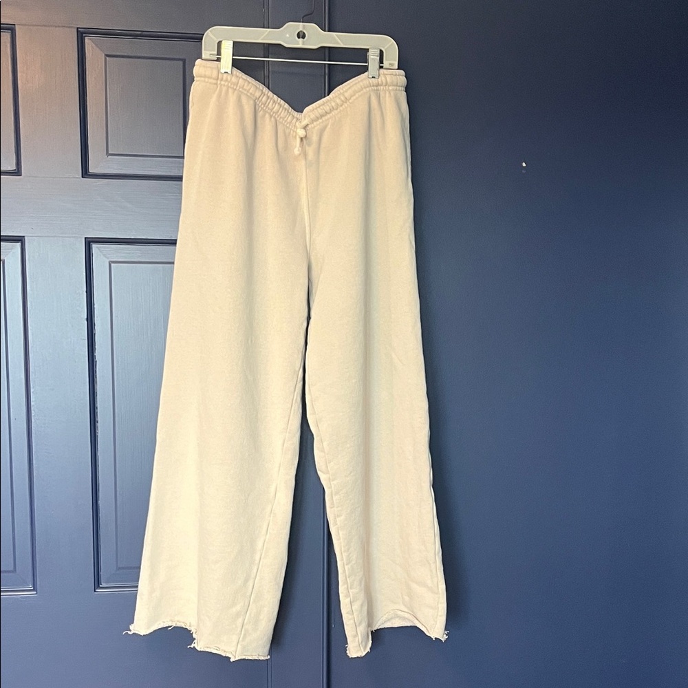 perfectwhitetee Off-White Wide Leg Pants